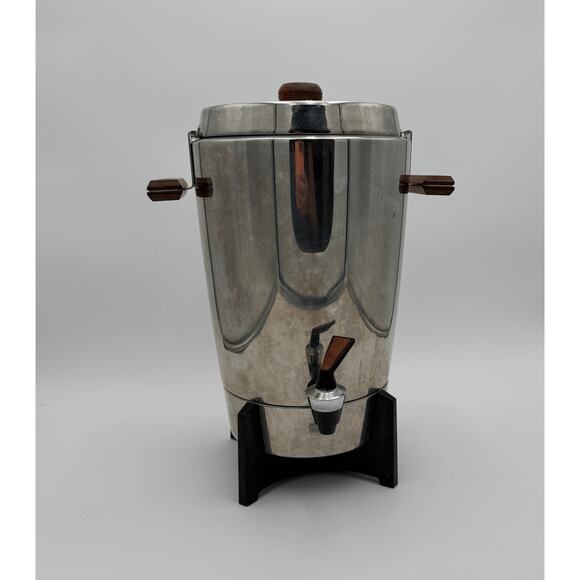 Atomic Coffee Maker Percolator Discovery Collection West Bend 12-30 C Stainless - Picture 3 of 8